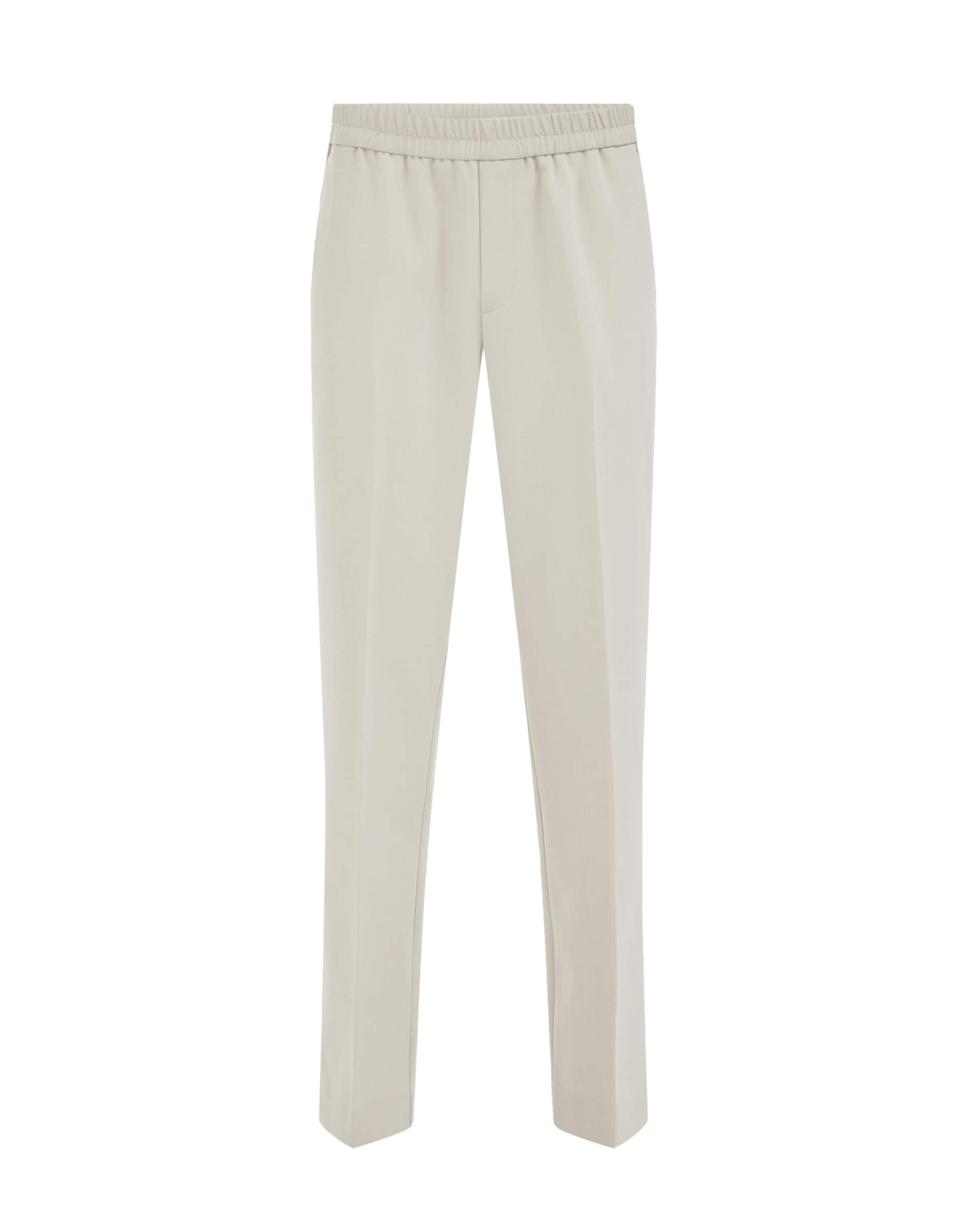 WE Fashion Bukser med fals i 60/regular i creme, Produktvisning