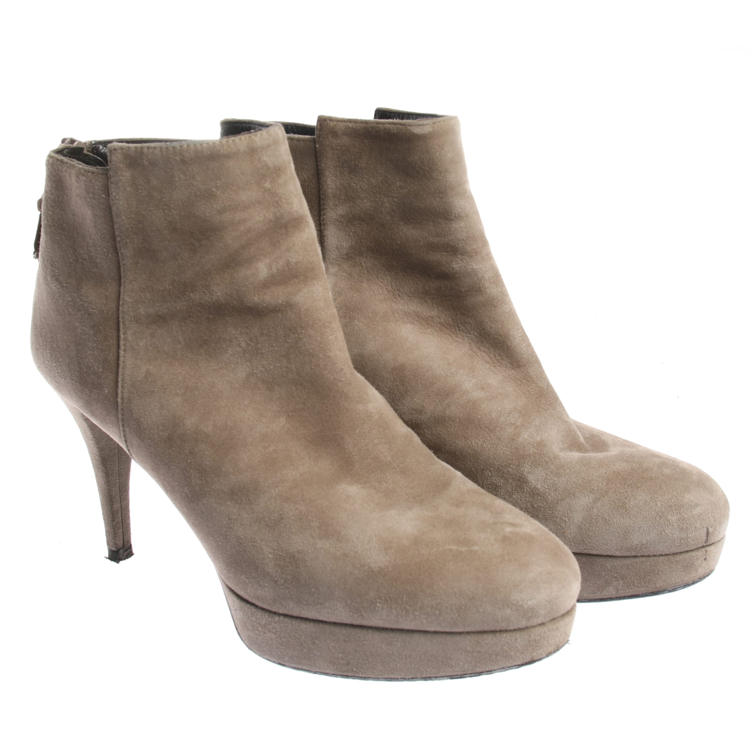 Stuart Weitzman Stiefeletten 37 in Grau: Vorderseite
