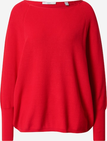 Pull-over ESPRIT en rouge : devant