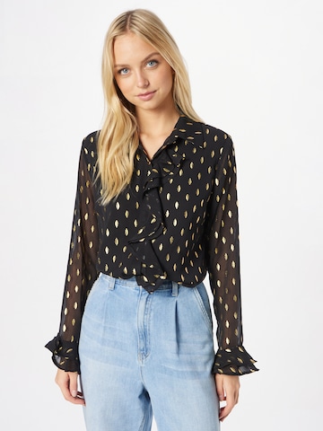 Wallis Blouse in Black: front