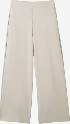 TOM TAILOR DENIM Wide leg Broek in Grijs: voorkant