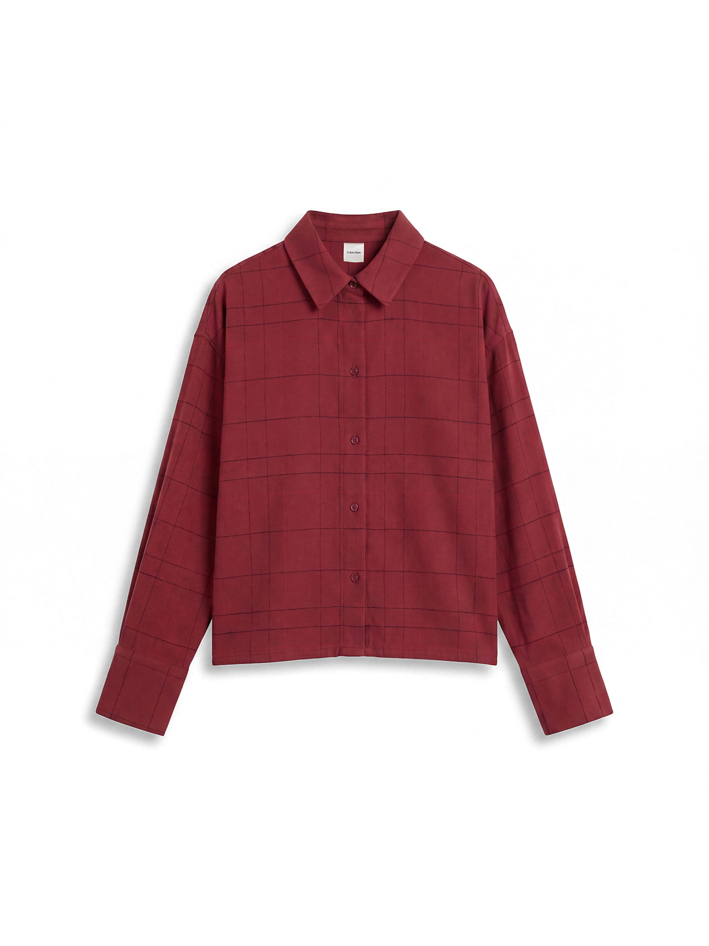 Calvin Klein Slaapshirt in Lila: voorkant