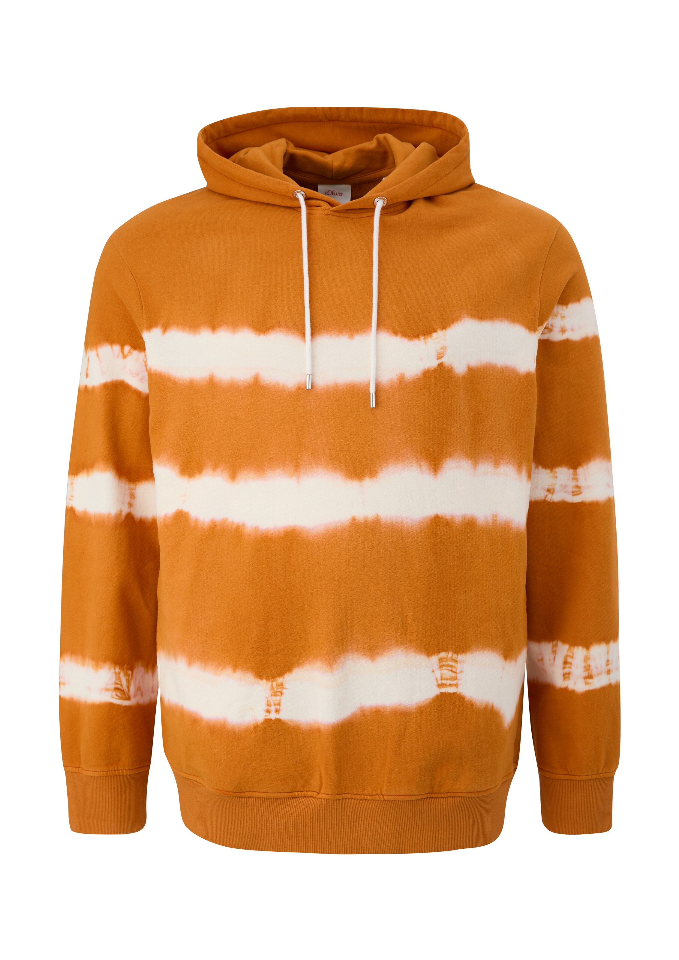 s.Oliver Men Big Sizes Sweatshirt in Orange: front