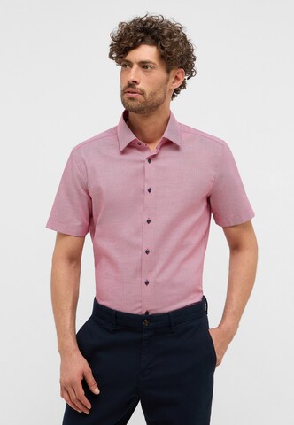 ETERNA Slim fit Zakelijk overhemd in Rood: voorkant