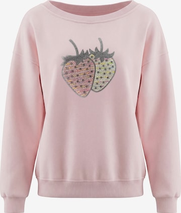 Sweat-shirt MYMO en rose : devant