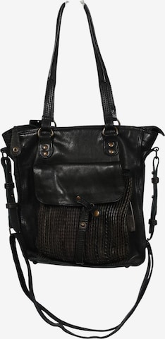 Aunts & Uncles Handtasche gross Leder One Size in Schwarz: Vorderseite