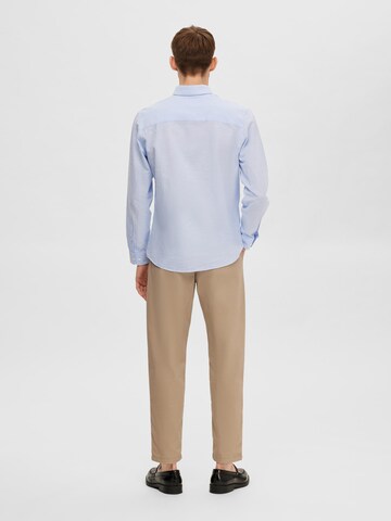 SELECTED Slim fit Overhemd in Blauw