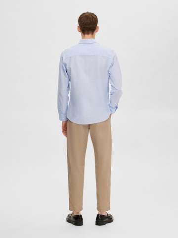 SELECTED HOMME Slim Fit Businesskjorte i blå