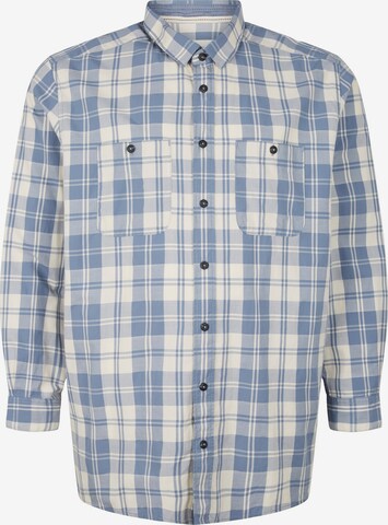 Coupe regular Chemise TOM TAILOR Men + en bleu : devant