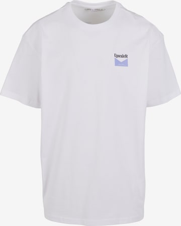 T-Shirt 'Live Bold' Mister Tee en blanc : devant