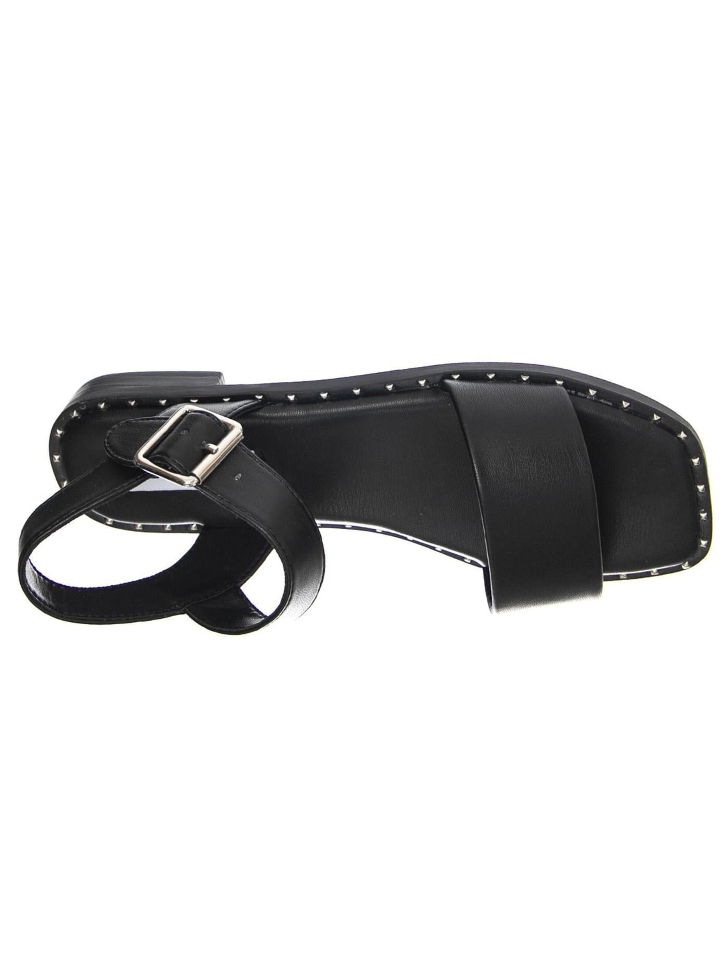 STEVE MADDEN Sandały 'Womens Nitrous Black / Black Sandals' w kolorze czarny