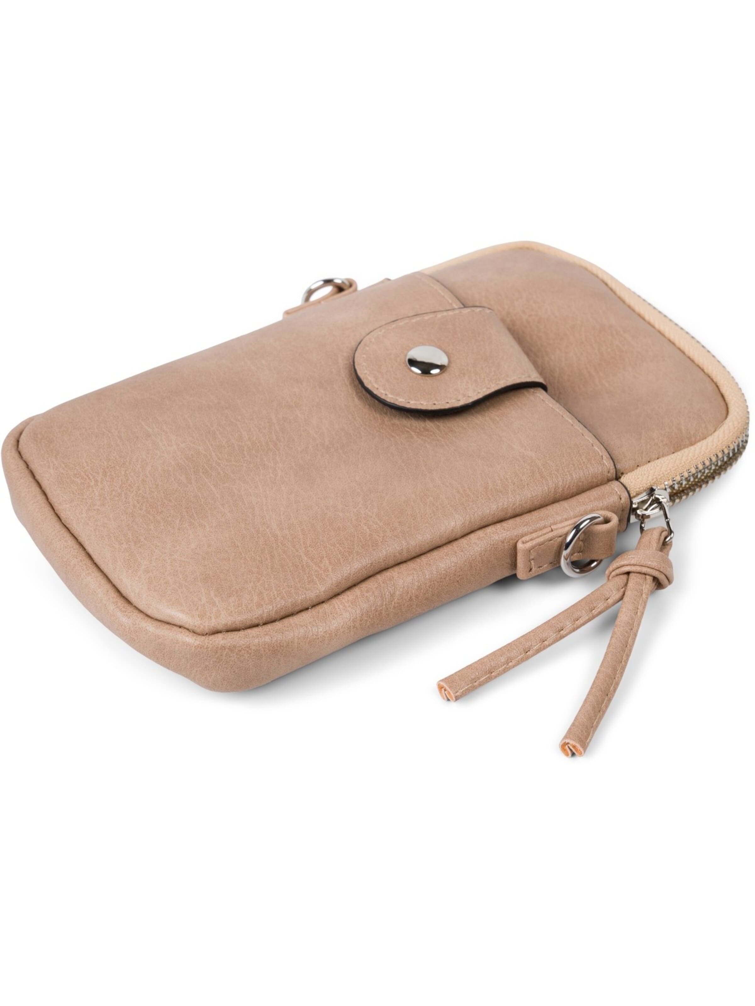 styleBREAKER Umhängetasche 'Mini Umhängetasche Uni'‌‌‌ in Beige