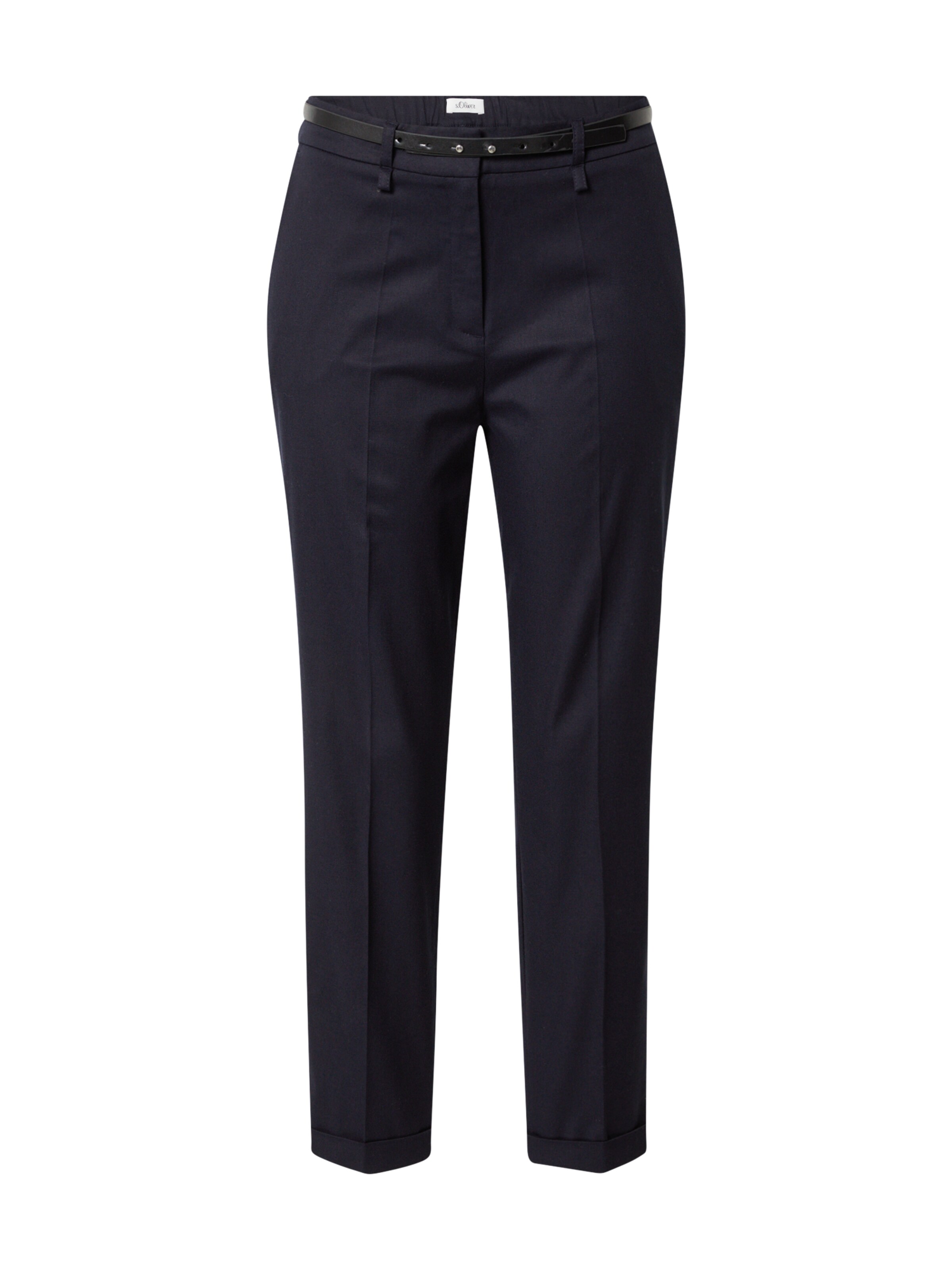 s.Oliver BLACK LABEL Chino in Blauw: voorkant