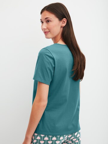 Camicia da notte 'Favourites Beach' di CALIDA in verde