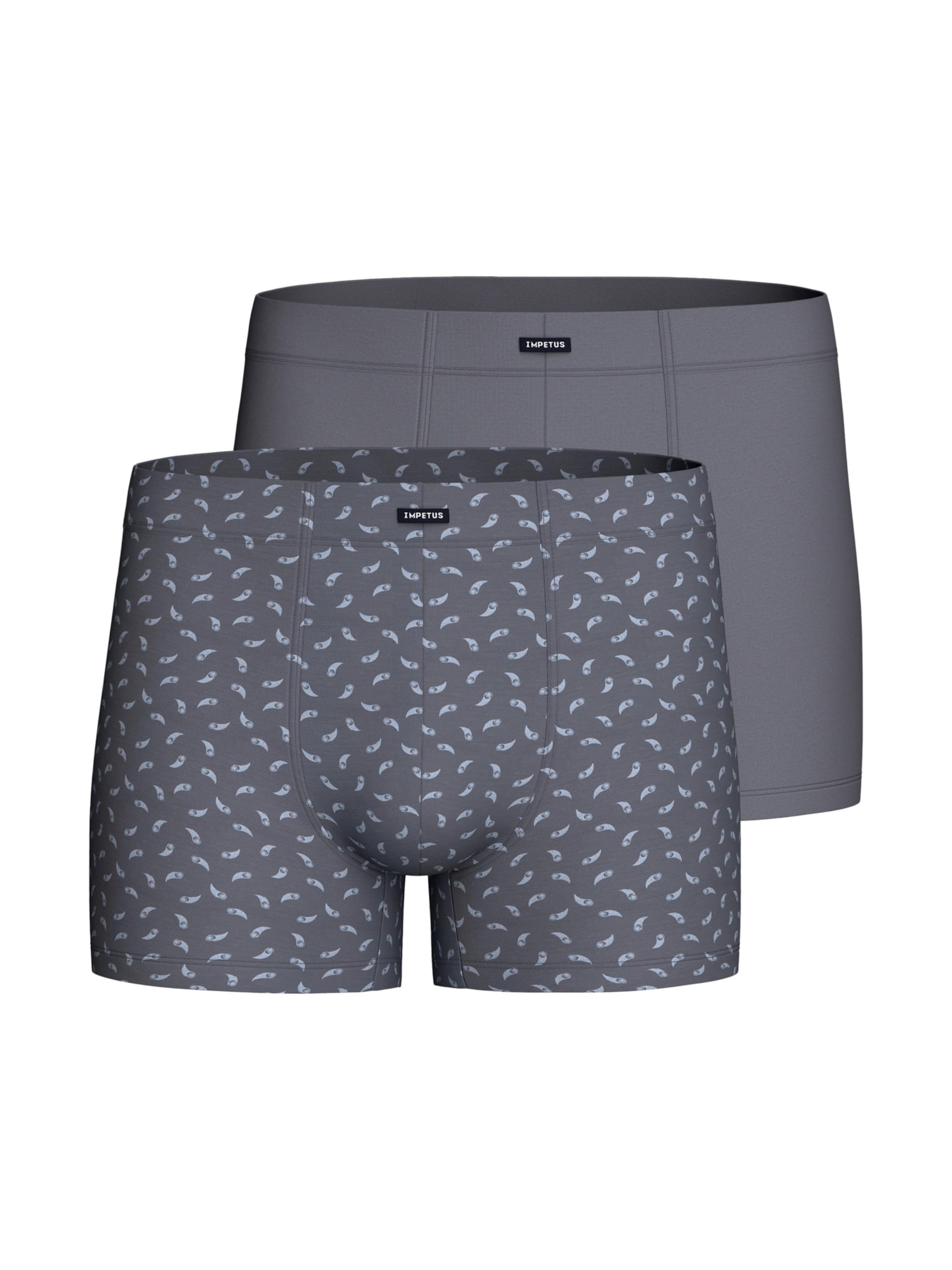 IMPETUS Boxershorts ' IM1222P12P2 ' in Grau: Vorderseite