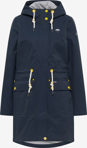 Manteau mi-saison Schmuddelwedda en bleu : devant