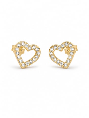 Boucles d'oreilles 'Sweets Heart' CHIVAL en or : devant