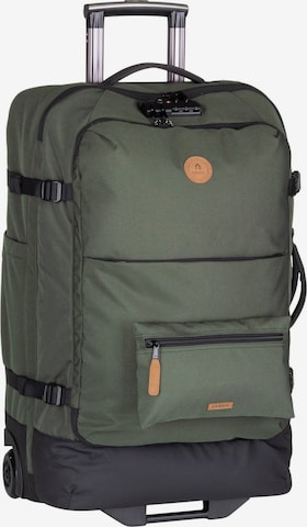 Cabaia Cart 'Soft Suitcase Medium' in Green: front