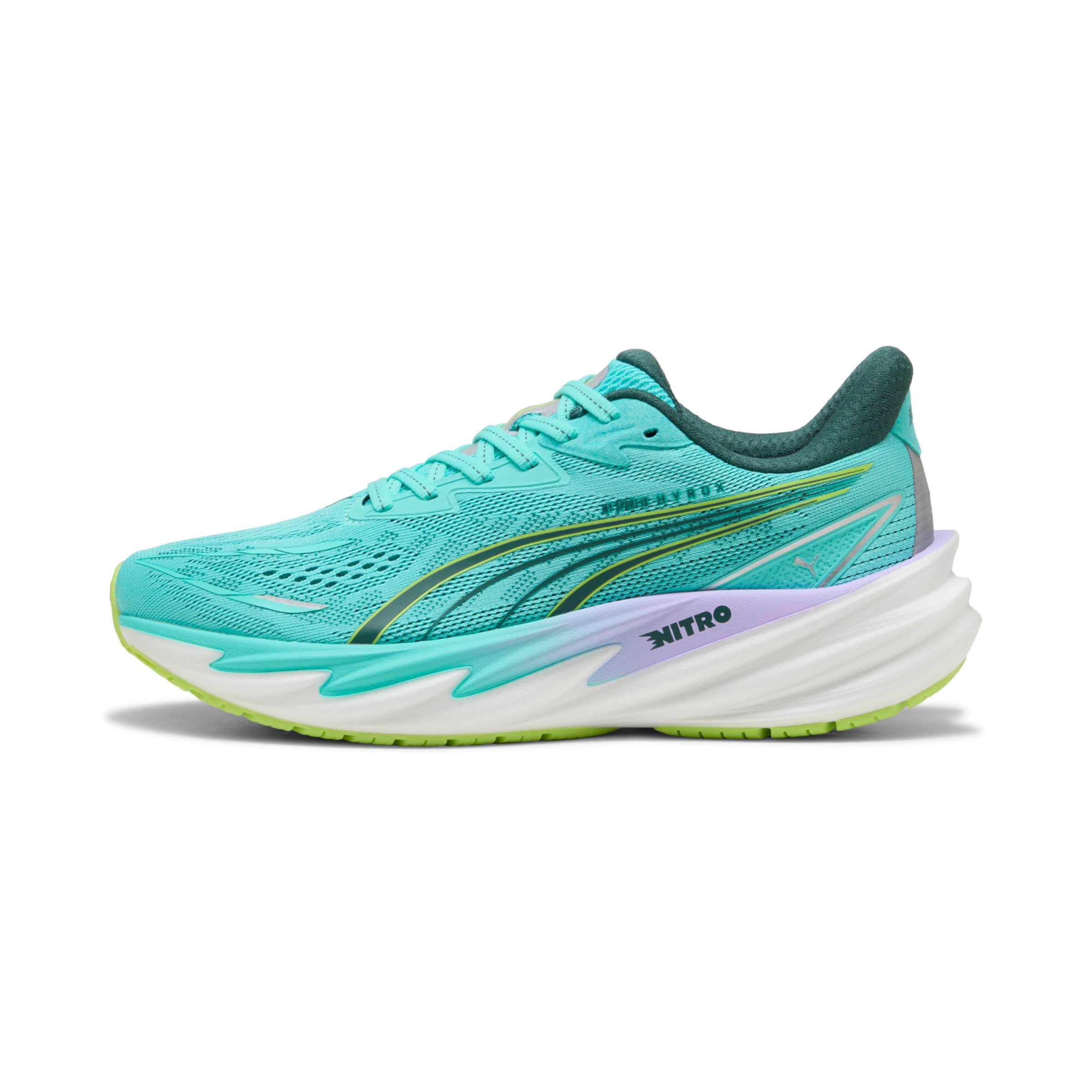 PUMA Laufschuh 'Puma x Hyrox Velocity Nitro 5' in Grün: Vorderseite