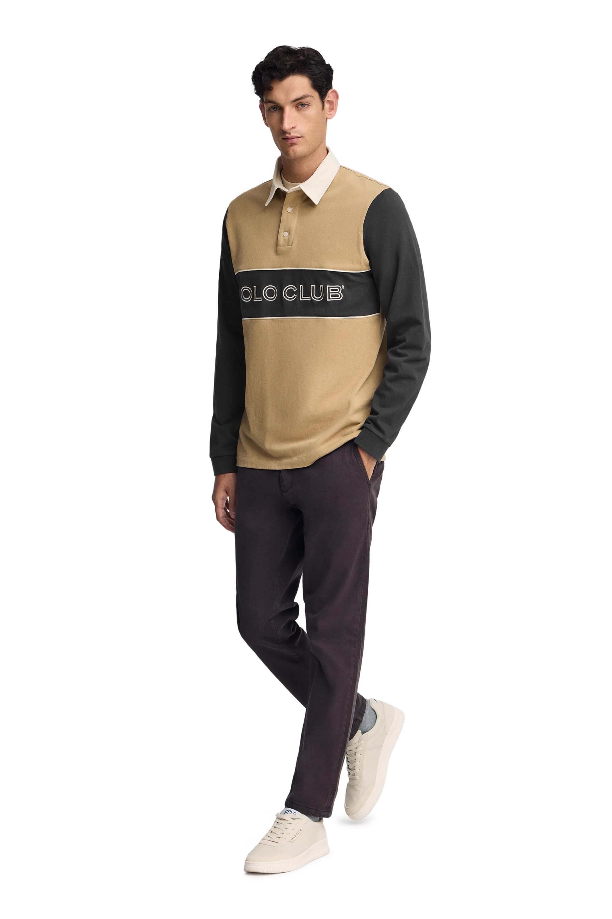 Polo Club Shirt in Brown