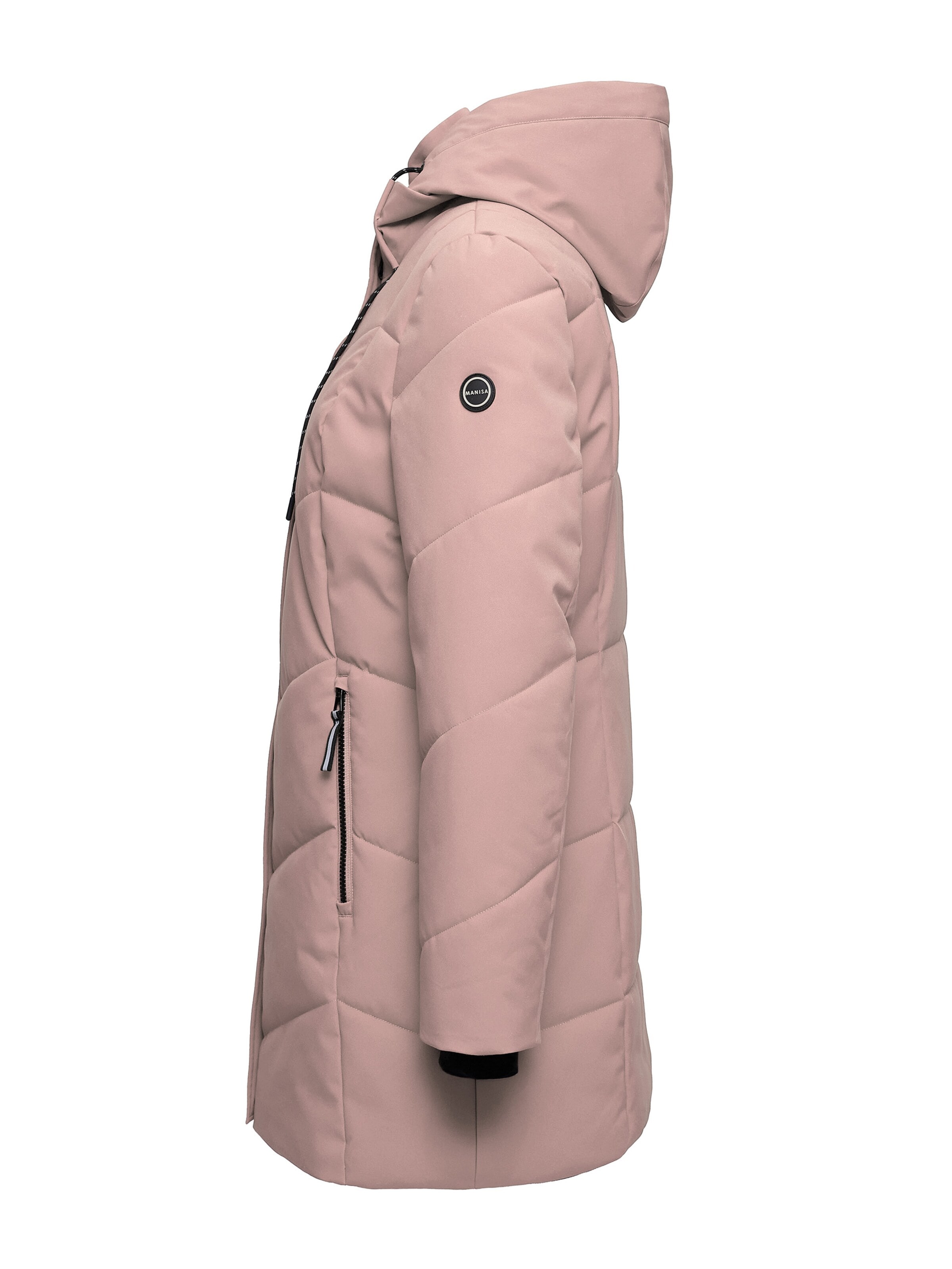 MANISA Wintermantel 'Regenjacke' in Roze