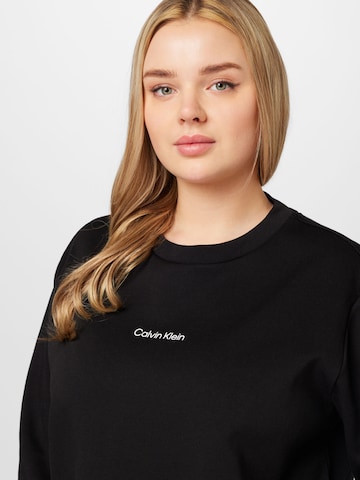 Calvin Klein Curve Majica | črna barva