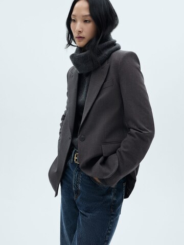 MANGO Blazer 'Oslo' in Grey: front