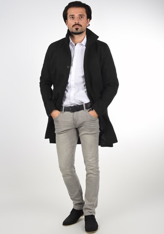 !Solid Between-Seasons Coat 'Jampa' in Black