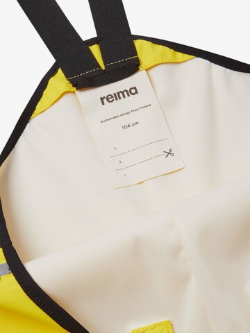 Effilé Pantalon fonctionnel 'Lammikko' Reima en jaune