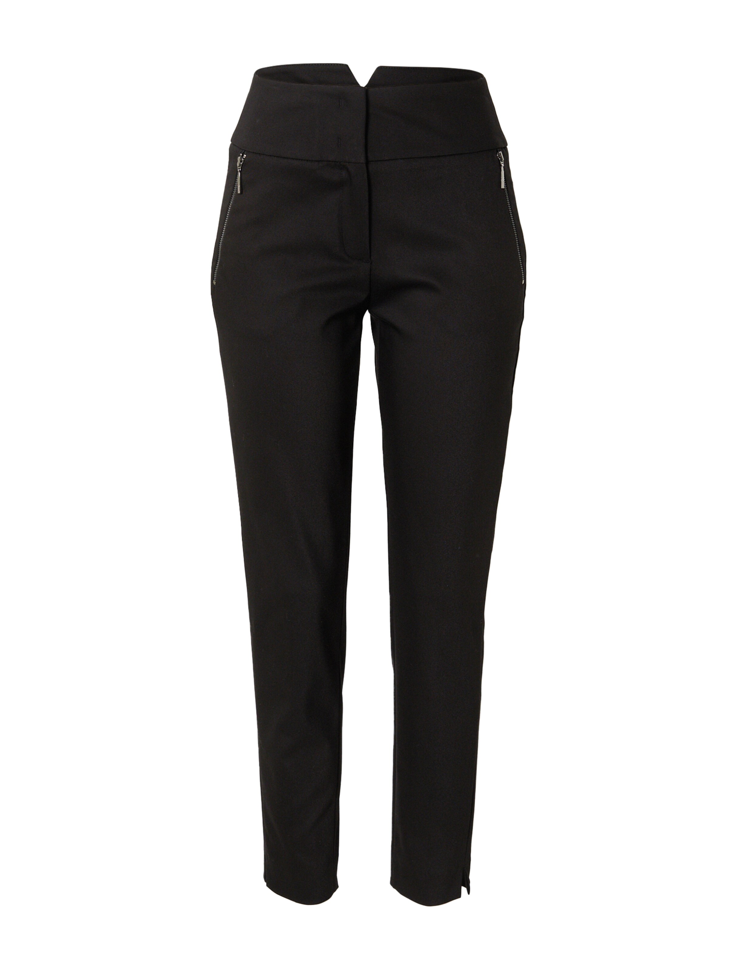 COMMA Slimfit Hose in Schwarz: Vorderseite