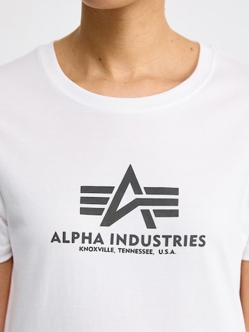 ALPHA INDUSTRIES Shirt in White