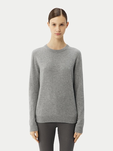 GOBI Cashmere - Jersey 'Women's Essential Cashmere Crewneck Sweater' en gris: frente