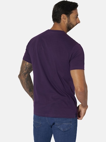 Jan Vanderstorm Shirt 'Dominik' in Purple