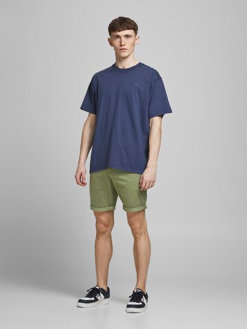 JACK & JONES - regular Pantalón chino 'Bowie' en verde