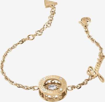 GUESS Bracelet 'Solitaire' in Gold: front