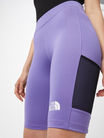 Skinny Pantalon de sport THE NORTH FACE en violet