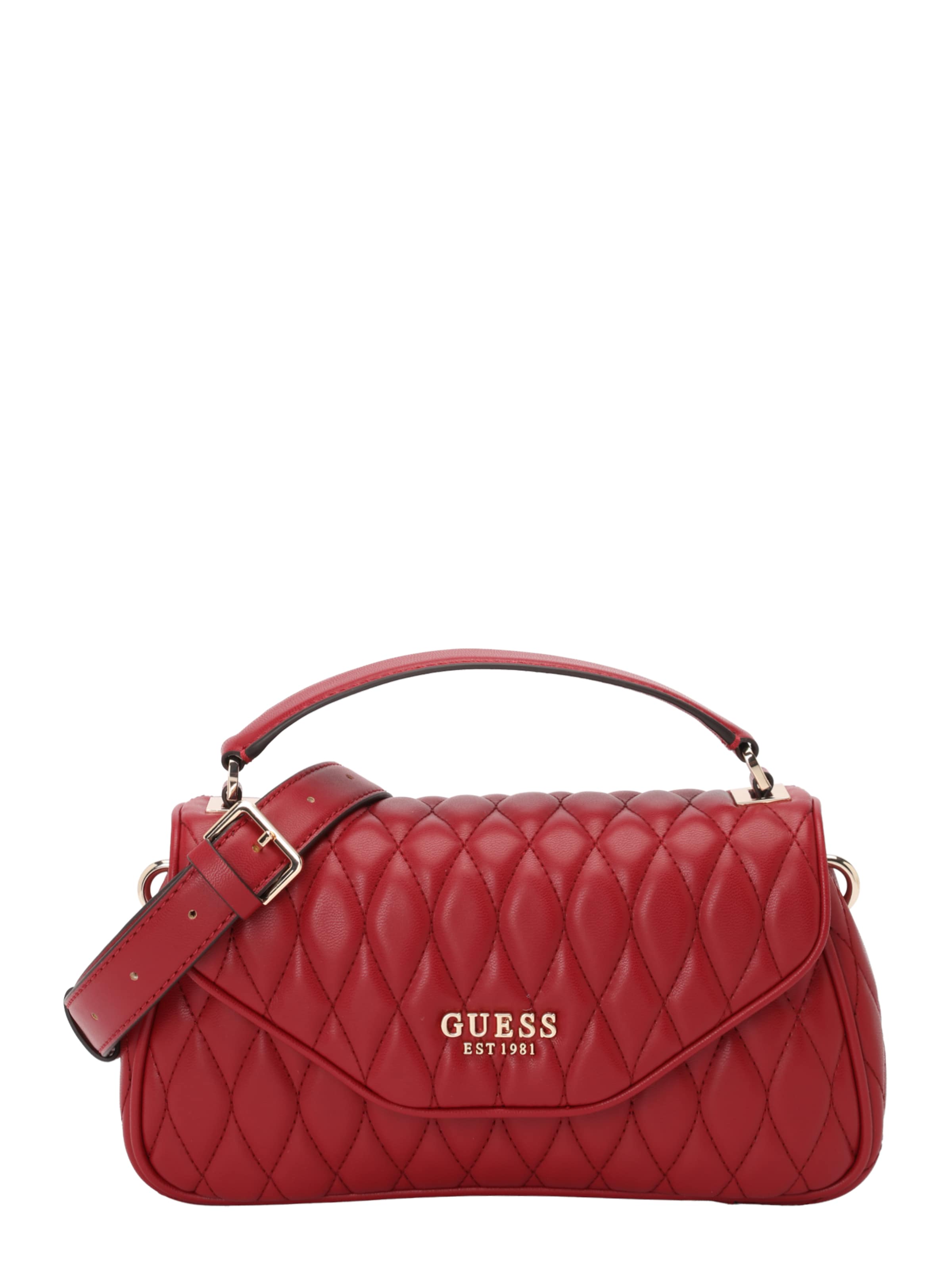 GUESS Handbag 'VALLA TOP HANDLE FLAP' in Red: front
