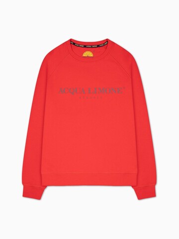 Acqua Limone Sweatshirt 'College Classic' i röd: framsida