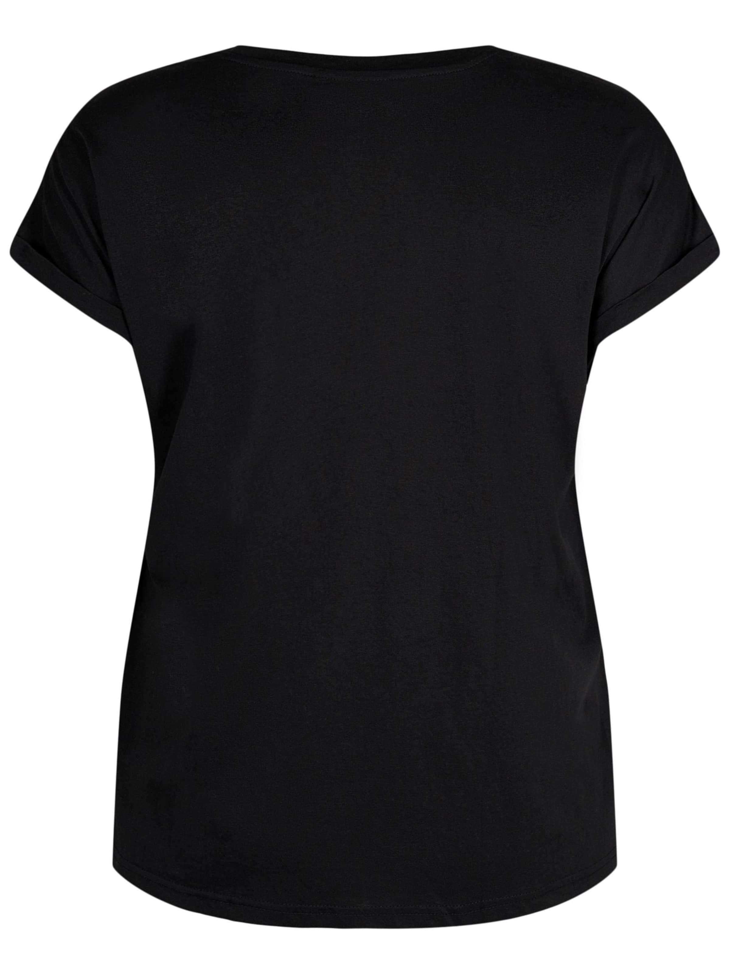 Zizzi Футболка 'KATJA' в Черный