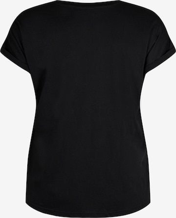 Zizzi Shirt 'KATJA' in Black