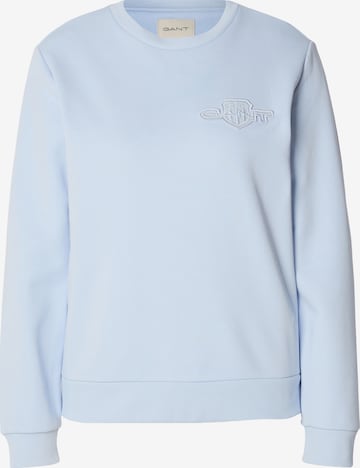 Sweat-shirt GANT en bleu : devant