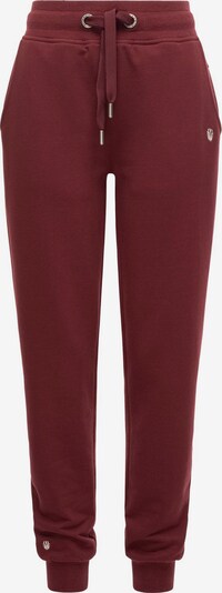 Pantaloni NAVAHOO pe roșu burgundy, Vizualizare produs