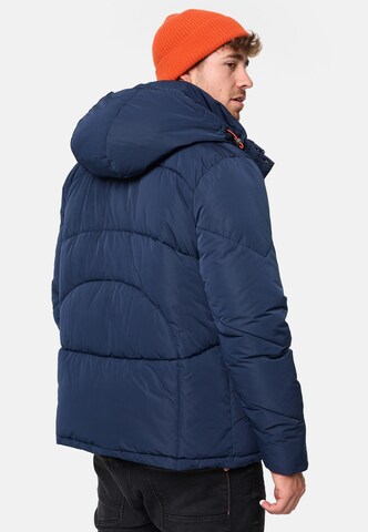 INDICODE JEANS Winterjacke 'Dunlap' in Blau