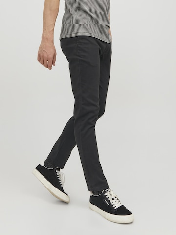 JACK & JONES Slim fit Chino trousers 'Macro Dave' in Green