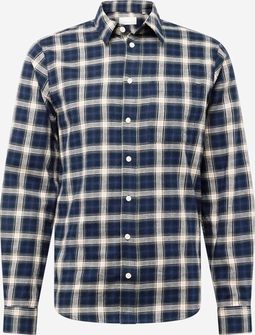 Casual Friday Regular fit Button Up Shirt 'Anton' in Blue: front