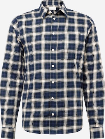 Casual Friday Regular fit Button Up Shirt 'Anton' in Blue: front