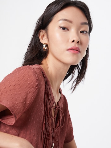ABOUT YOU Shirt 'Joanna' in Brown