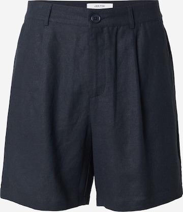 DAN FOX APPAREL Voltidega püksid 'Alan', värv sinine: eest vaates