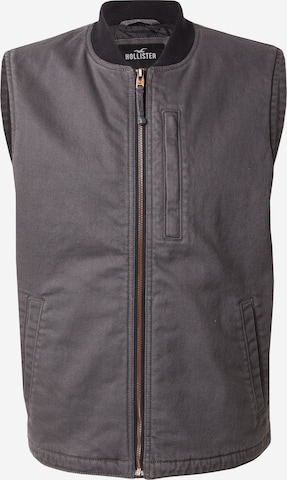 HOLLISTER Bodywarmer in Grijs: voorkant