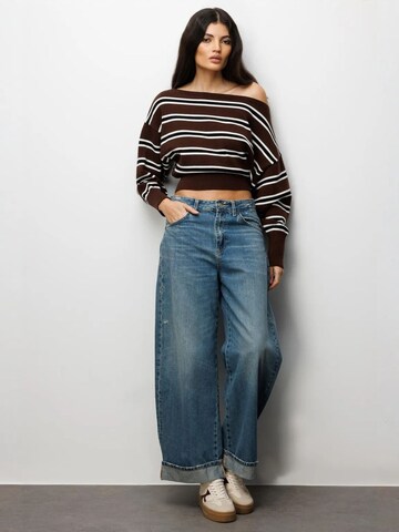MixRay - Pullover 'Pullover' em castanho